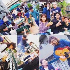 BBQ at Yokohama Hostel Village with T.I.E
